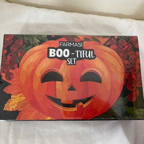 NWT Farmasi Bootiful Set Fall Sent Pumpkin & Cinnamon - Picture 1 of 5